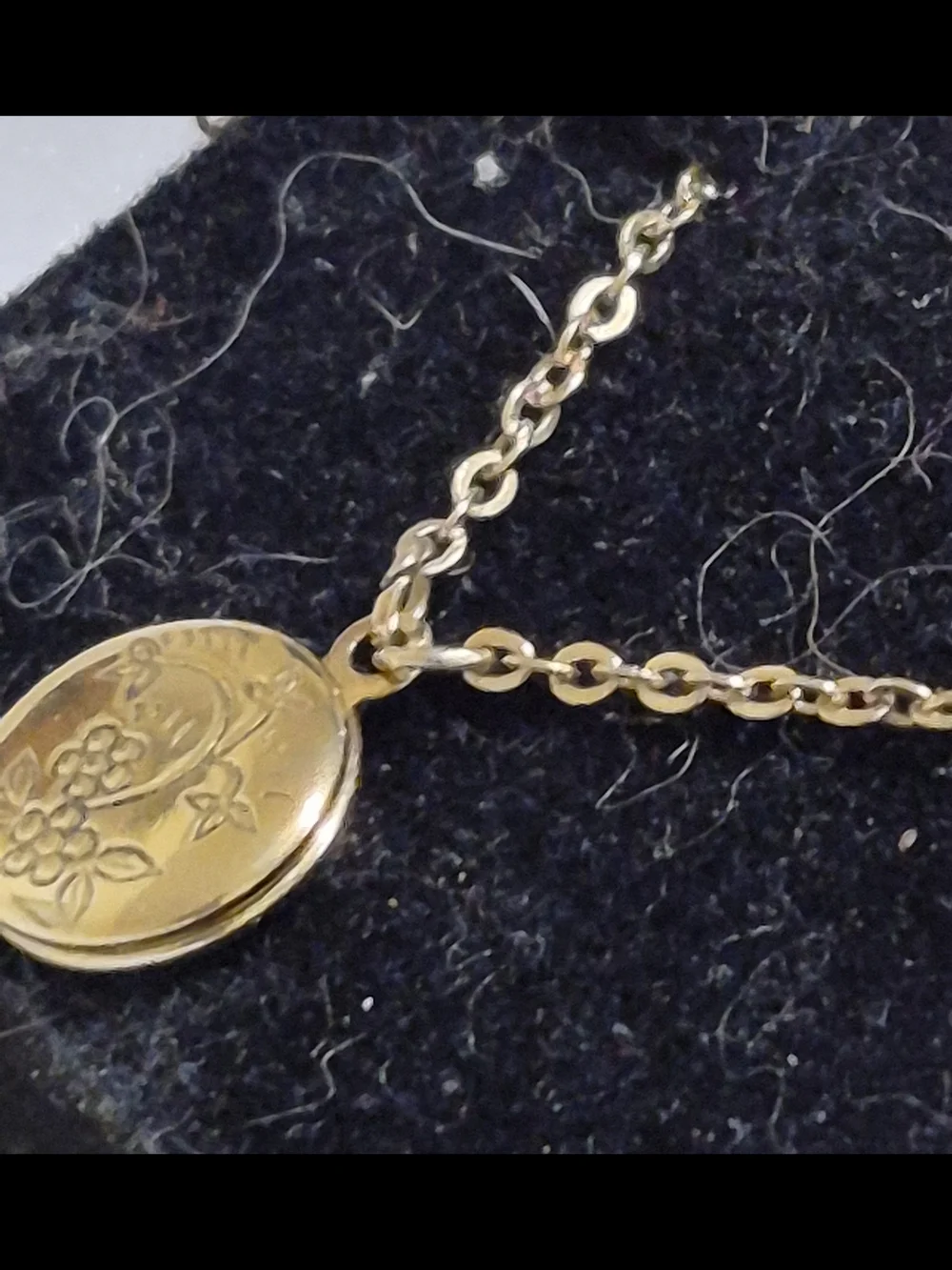 BN Gold Floral Locket Necklace for GIRL
